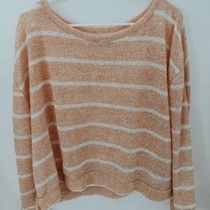 urban outfitters yellow stripe pullover